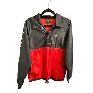 Primitive Skateboarding Black & Red Windbreaker Jacket Small